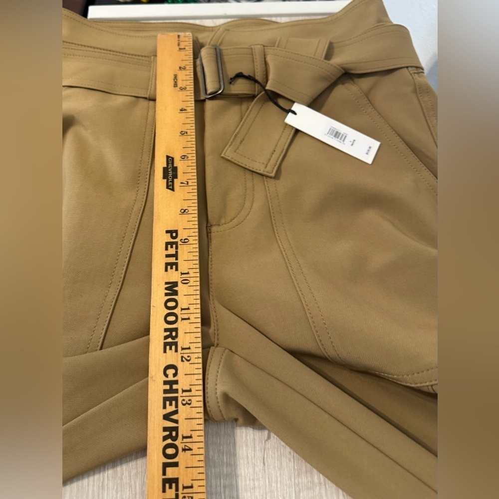 Banana Republic Refined Utility Pant Whiskey Brown High Rise Slim Fit 2024 NWT 4 - Picture 5 of 12